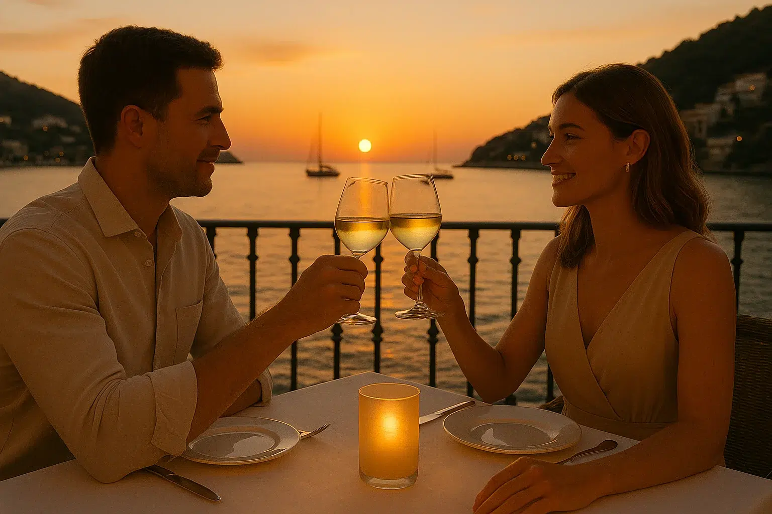 Cena romántica perfecta en Mallorca